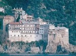 Le monastère de Gregoriou sur le Mont Athos