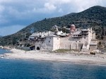 Le monastère Xenophontos sur le mont Athos