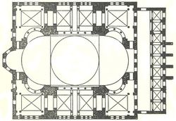 Plan de la Basilique Sainte Sophie