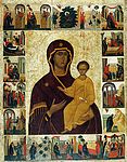 Icone de la Vierge de Smolensk XVIe siècle Russie