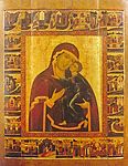 Icone de la Vierge de Tolga 1655 Yaroslavl, Russie Musée Art Yaroslavl