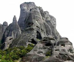 Meteores Les grottes des ermites