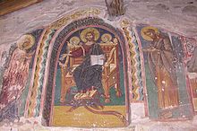 Fresque du Christ Pantokrator du Meteoron