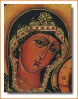 Vierge de Tihkin (détail) Joséphine Puget