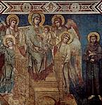 Cimabue, Fresque de la Vierge et l'Enfant